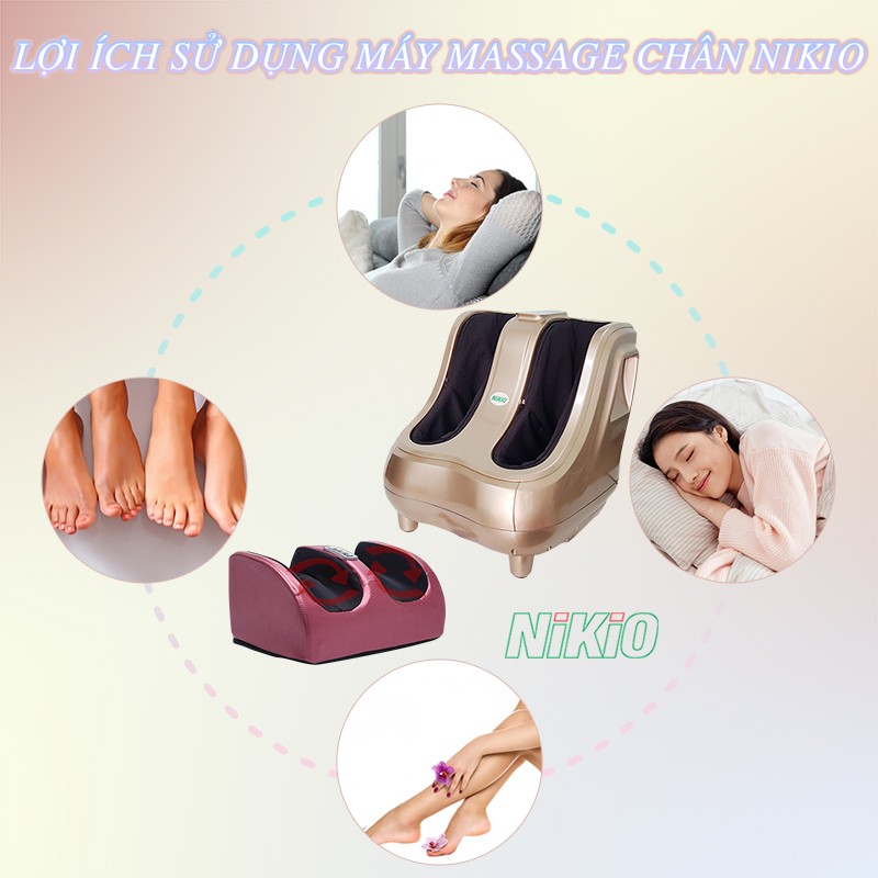 Lợi ích sử dụng máy massage chân Nikio