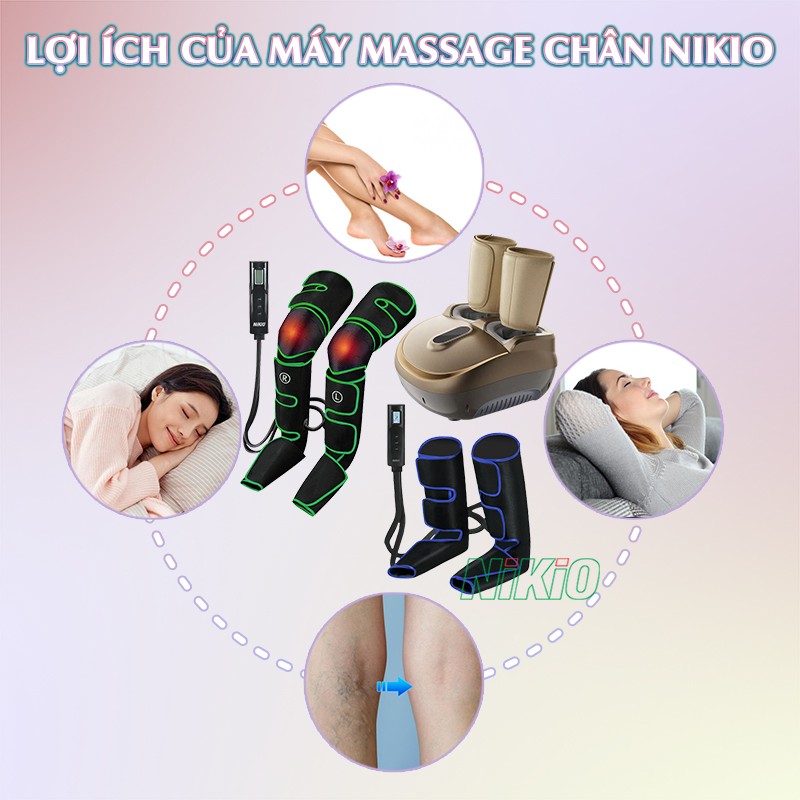 Lợi ích sử dụng máy massage chân Nikio