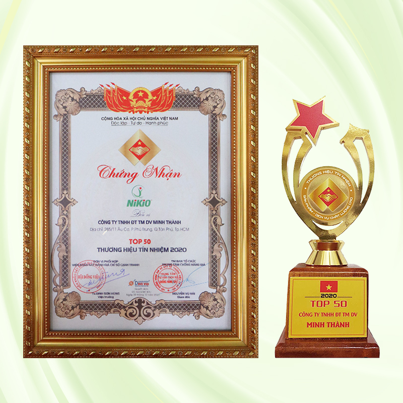 Top 50 Thương Hiệu Tín Nhiệm và Sản Phẩm – Dịch Vụ Chất Lượng Cao 2020