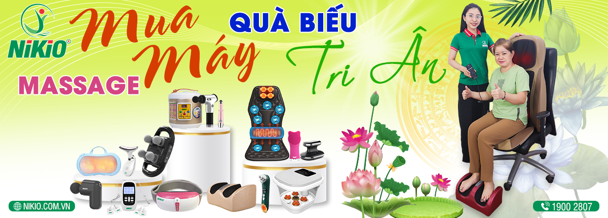 Máy massage - món quà chăm sóc sức khỏe dành cho cha mẹ