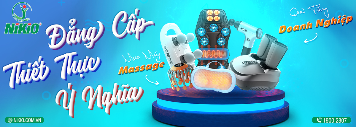 Máy massage Nikio - Quà tặng doanh nghiệp đẳng cấp, thiết thực, ý nghĩa 