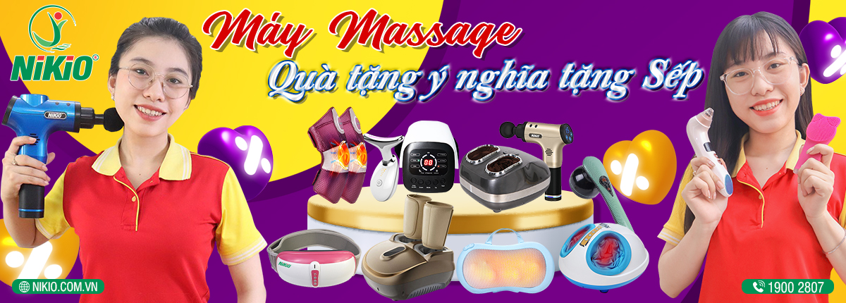 Máy massage Nikio - Quà tặng ý nghĩa dành cho sếp