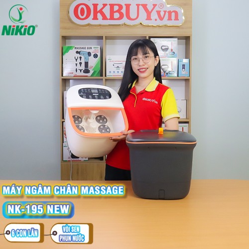 Video giới thiệu bồn ngâm chân massage cao cấp Nikio NK-195 New, giảm stress, cải thiện giấc ngủ, tăng tuần hoàn máu