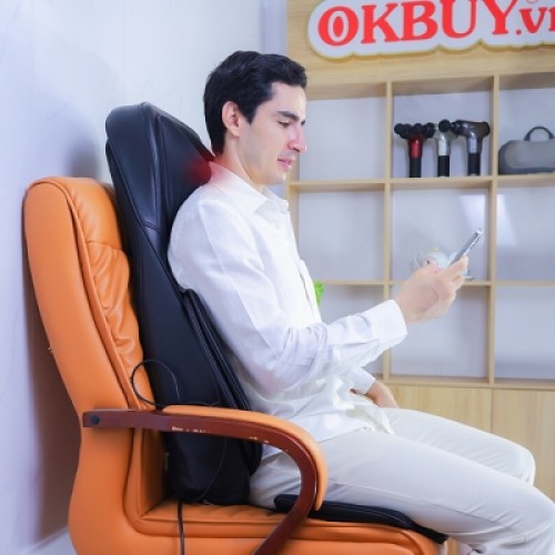 Video trải nghiệm ghế massage toàn thân hồng ngoại rung lắc, áp suất khí Nikio NK-181