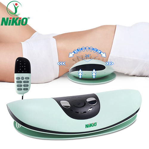 Video Máy massage thắt lưng và nén ép kéo giãn cột sống lưng Nikio NK-158 - Không dây pin sạc