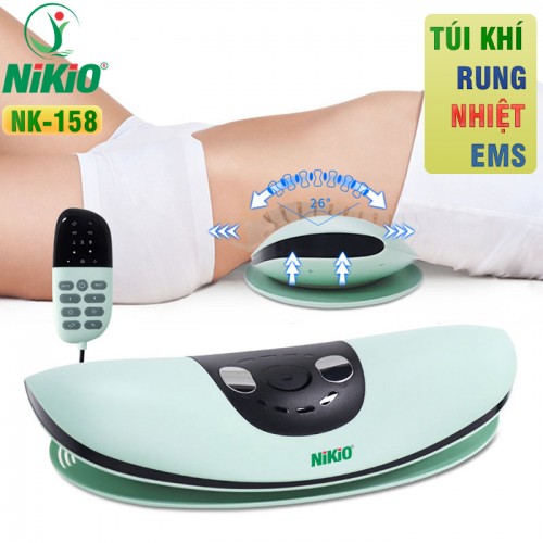 Video trải nghiệm Máy massage thắt lưng và nén ép kéo giãn cột sống lưng Nikio NK-158