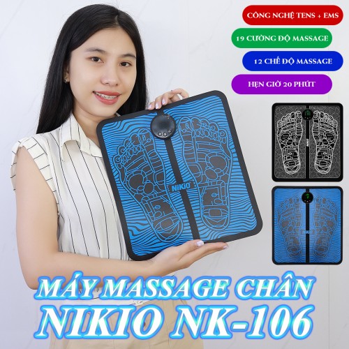 Video giới thiệu máy massage xung điện bàn chân Nikio NK-106