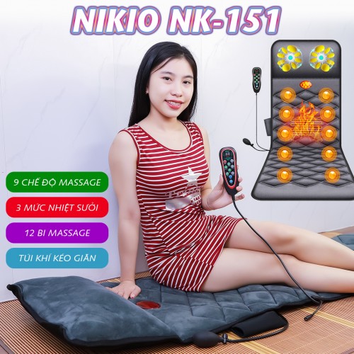 Video giới thiệu nệm massage toàn thân Nikio NK-151