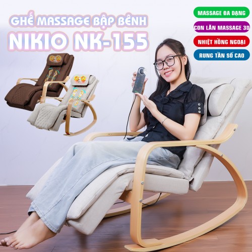 Video ghế massage bập bênh thư giãn Nikio NK-155