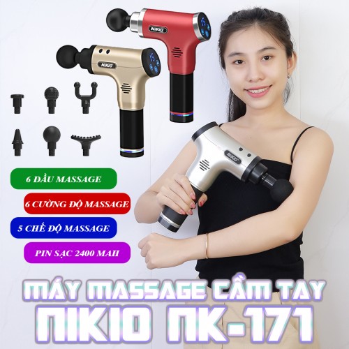 Video review súng massage cầm tay Nikio NK-171