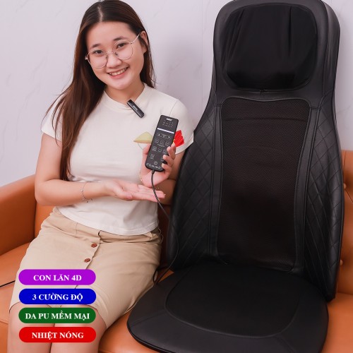 Video giới thiệu ghế massage lưng hồng ngoại ô tô Nikio NK-180
