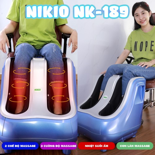 Video máy massage chân và bắp chân đa năng Nikio NK-189