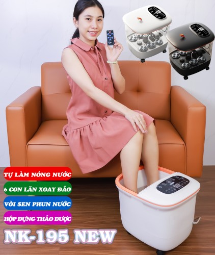 Video chậu ngâm chân massage Nikio NK-195 New