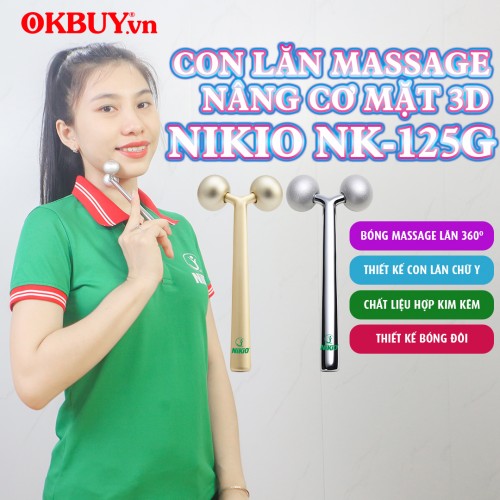 Video giới thiệu cây lăn massage nâng cơ mặt Nikio NK-125G