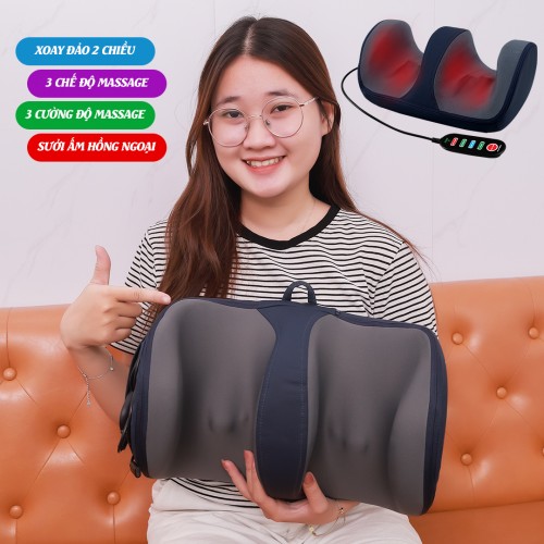 Review Máy massage bàn chân và bắp chân không dây pin sạc Nikio NK-183