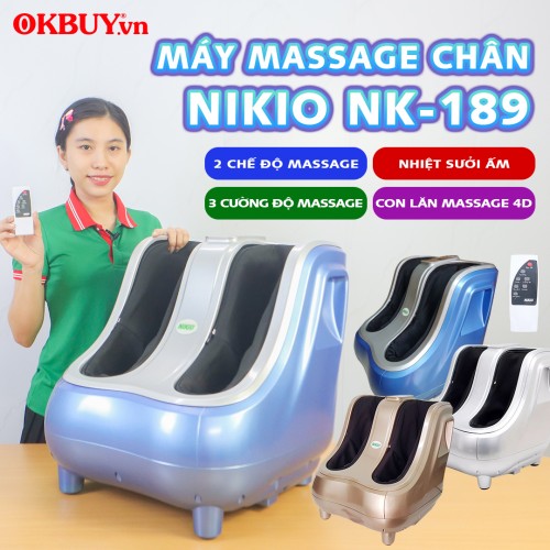 Video giới thiệu và hướng dẫn cách sử dụng máy massage chân Nikio NK-189
