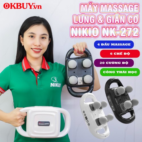 Video hướng dẫn sử dụng máy đấm lưng cao cấp Nikio NK-272